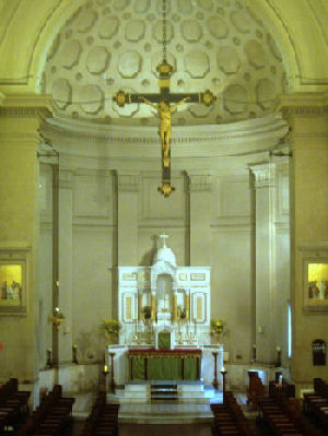 Maternal Heart of Mary Chapel Crucifix and High Altar